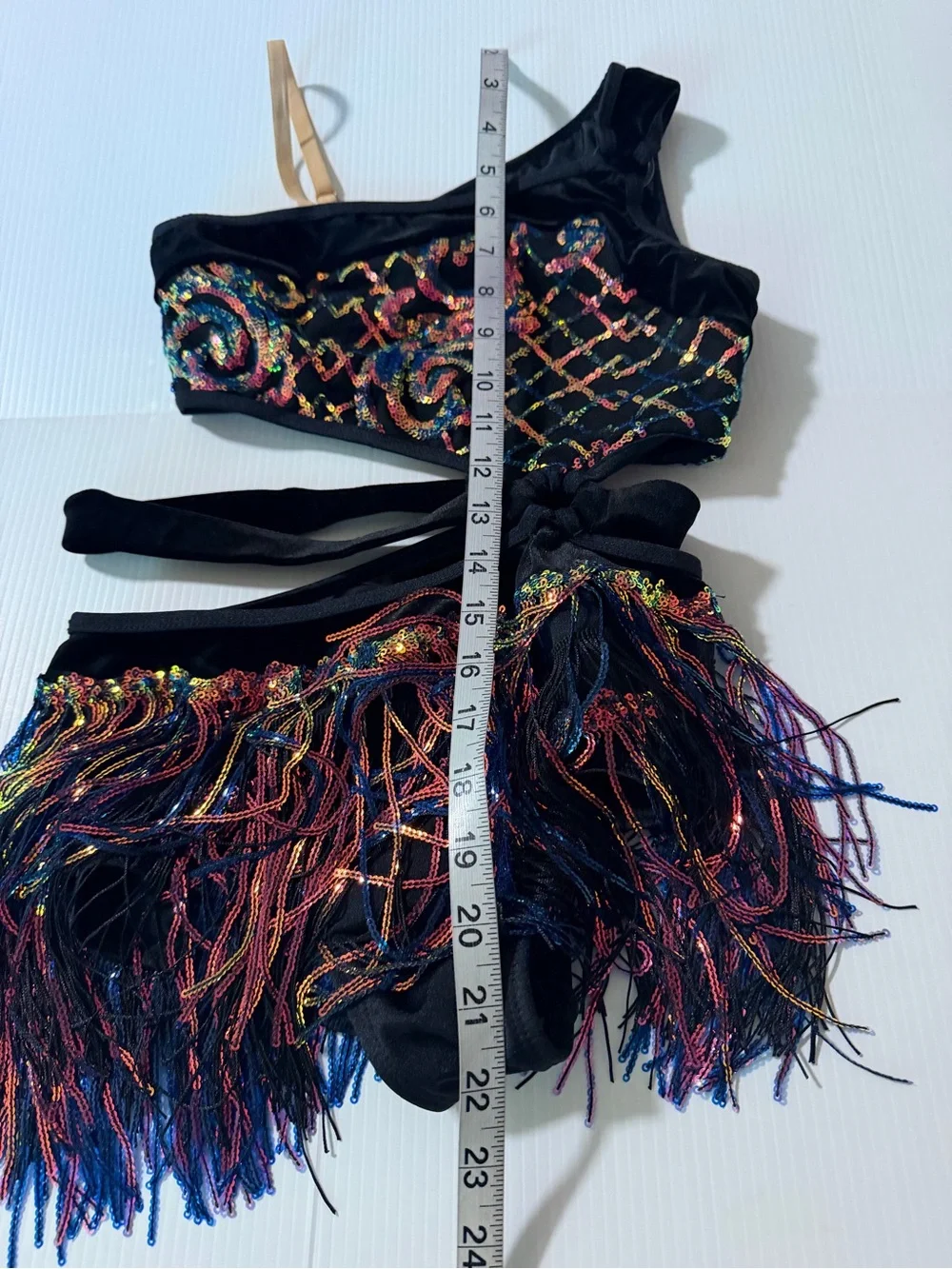 Tenth House solo contemporary open costume fringe TH26028 ZEALOUS LC-large child